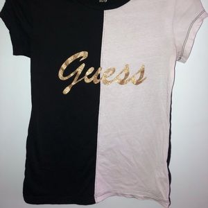 Guess two tone shirt